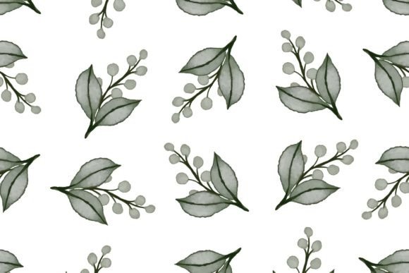 Download Green Floral Pattern for Fabric Design - Fabric design Collection