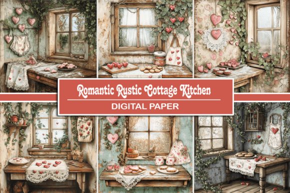 Download Romantic Rustic Valentine’s Cottage Kitc - Premium Resources