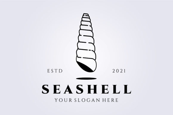 Download Seashell Logo Line Art Premium Shell - Line art Collection