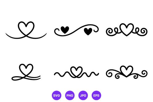 Download Black Heart Swirl Vector Line Art - Line art Collection