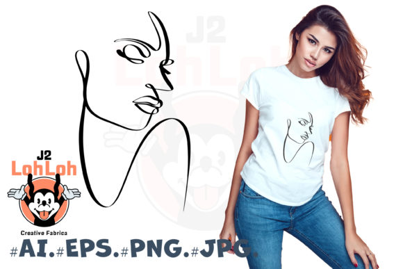 Download Abstract Face One Line Art Cricut - Line art Collection