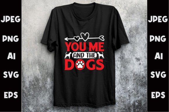 Download Dog Valentine Svg T- Shirt Design - Premium Resources